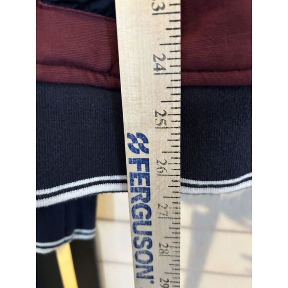 Tommy Hilfiger Burgundy Navy Zip L/G Streetwear Y2K Track Jacket - Picture 10 of 12
